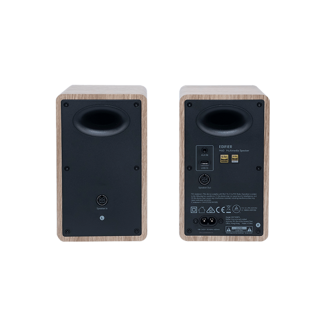 Altavoces Edifier Desktop M60 66W Bluetooth USB-C Classic Oak image number 3