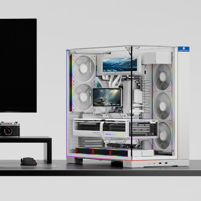 Kit Refrigeraci&oacute;n L&iacute;quida Thermalright Levita Vision ARGB Blanco - 360mm image number 3