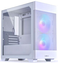 Caja Micro-ATX Lian Li Lancool 205M Mesh Snow Vidrio Templado