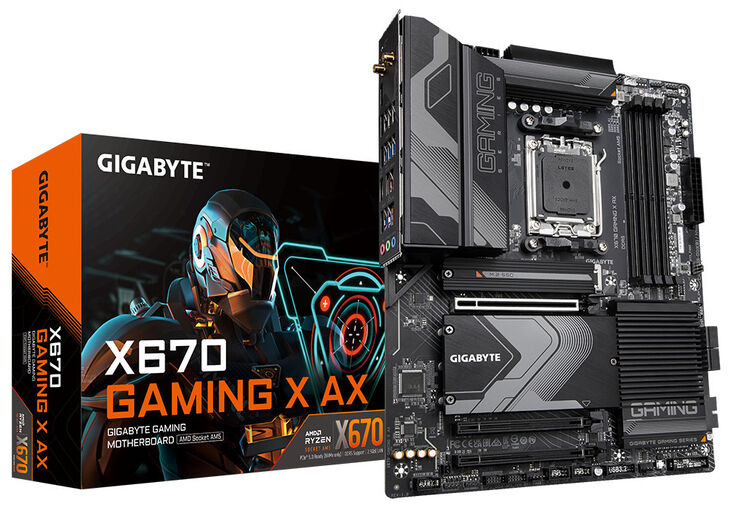 GIGABYTE X670 GAMING X AX placa base AMD X670 Zócalo AM5 ATX image number 0