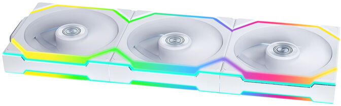 Ventilador Lian Li UNI FAN SL120 Wireless RGB PWM Blanco 120mm (Pack 3) image number 1