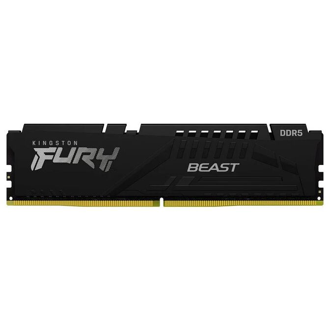 Kingston 16GB DDR5 5200MHz FURY Beast Negro CL40 image number 1