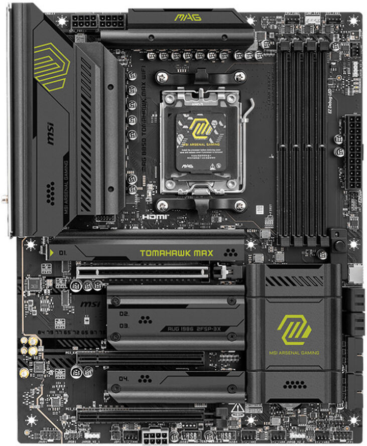Placa Base MSI MAG B850 TOMAHAWK MAX WIFI image number 1