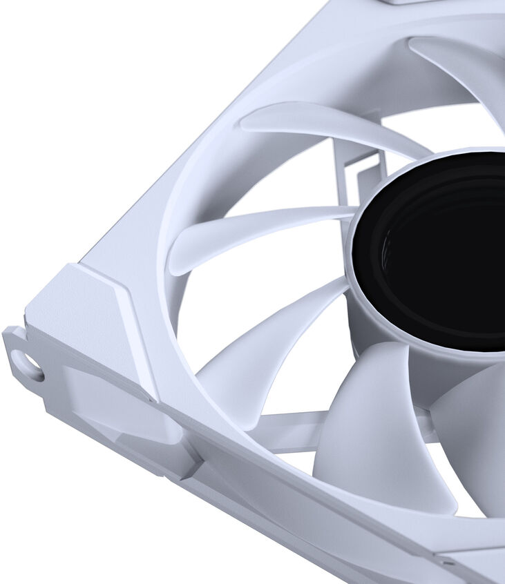 Ventilador Phanteks M25 Gen2 PWM D-RGB 120mm Blanco (Pack 3) image number 5