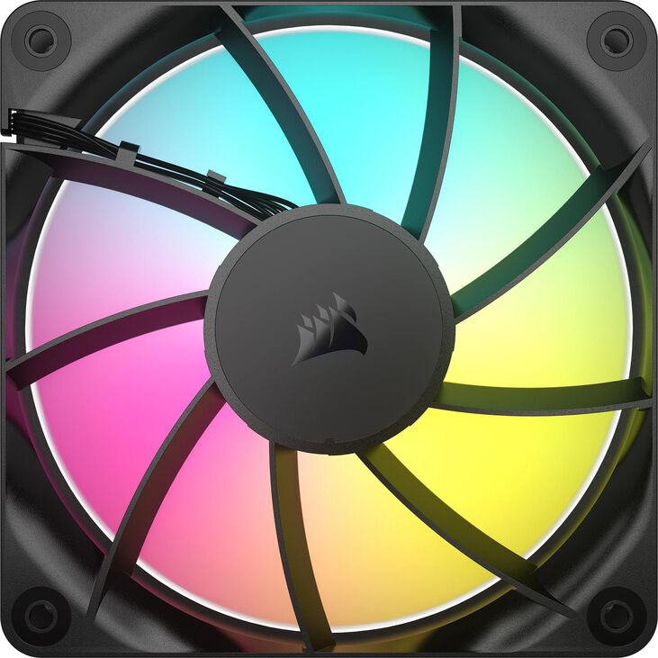 Ventilador Corsair RS120 ARGB PWM Negro 120mm image number 3