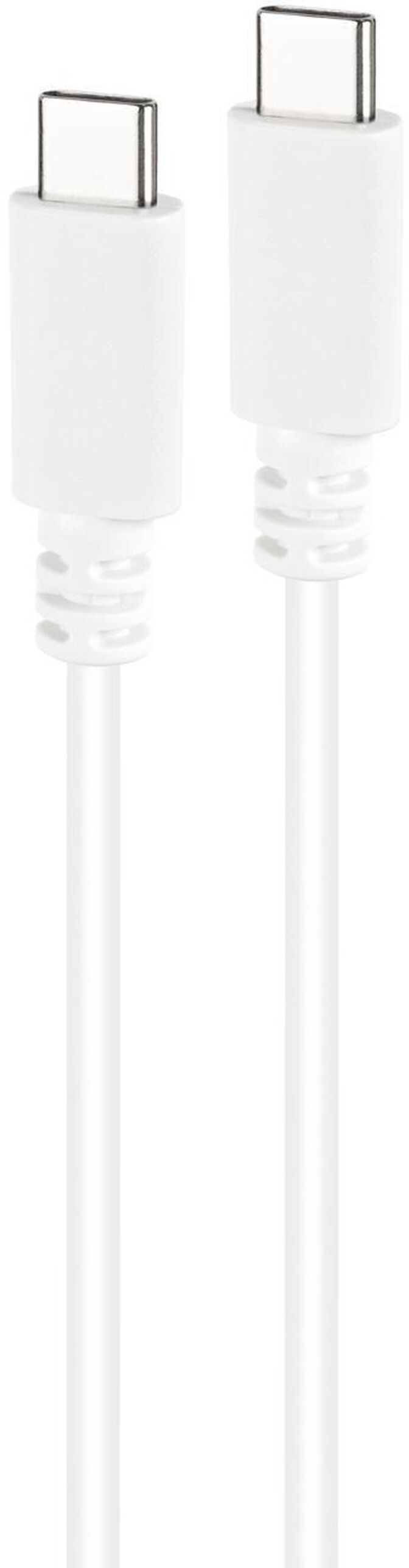Cable USB 2.0 3A Nanocable USB-C M/M 1 M Blanco image number 1