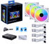 Ventilador Lian Li UNI FAN SL120 Infinity RGB Reverse Blade PWM Blanco 120mm (Pack 3) image number null