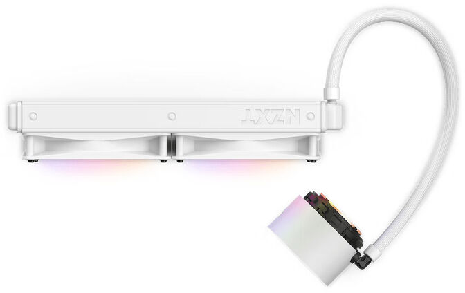Kit de Refrigeraci&oacute;n L&iacute;quida CPU NZXT Kraken Elite 280 RGB Blanco image number 1