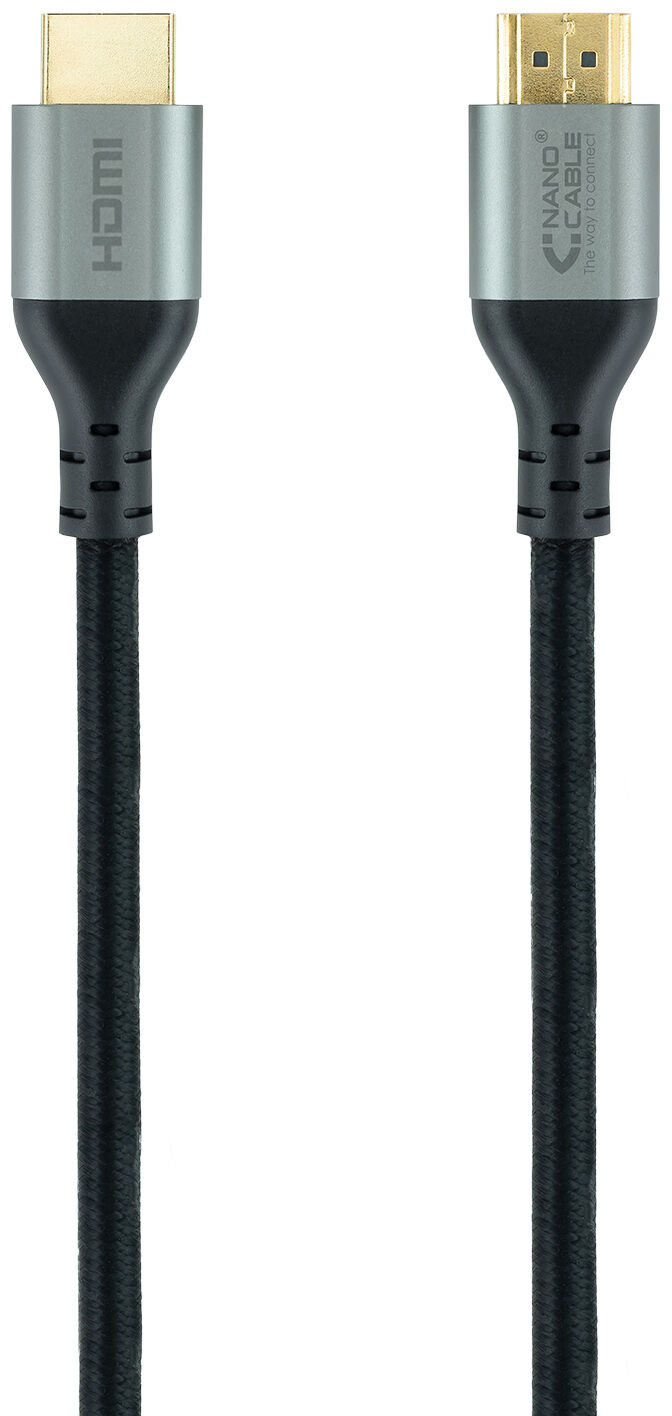 Cable HDMI V2.1 Ultra High Speed NanoCable USB-A M/M 3 M Negro Certificado ULTRA image number 1