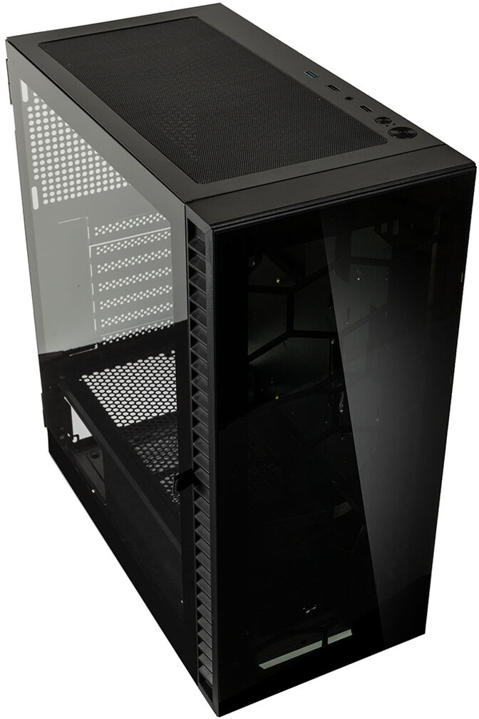 Caja ATX Kolink Observatory HF Glass Core Negro image number 1