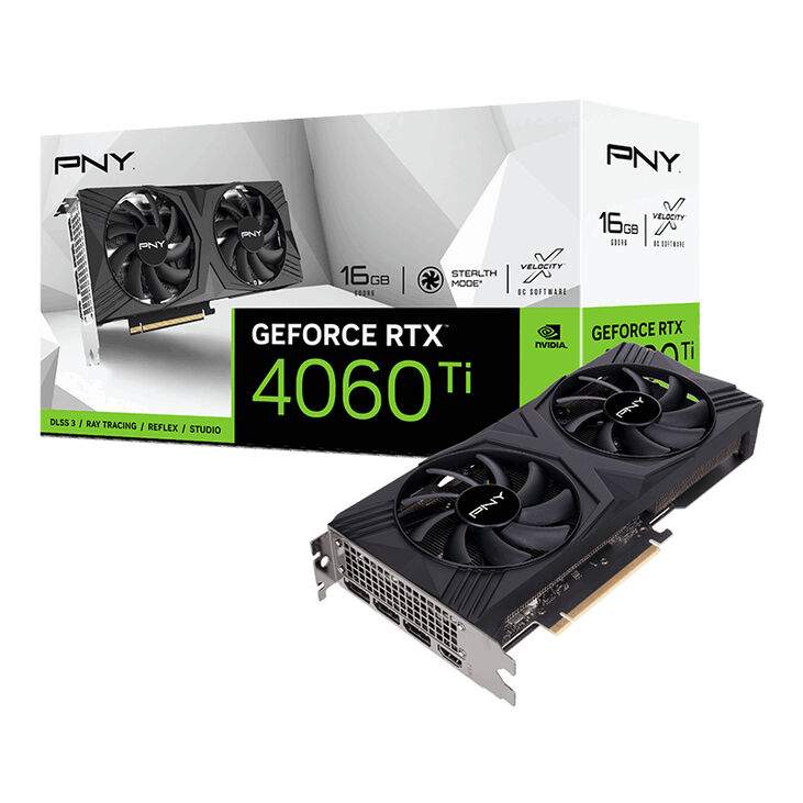 Tarjeta Gráfica PNY GeForce® RTX 4060 Ti VERTO OC Dual Fan 16GB GDDR6 DLSS3 image number 0