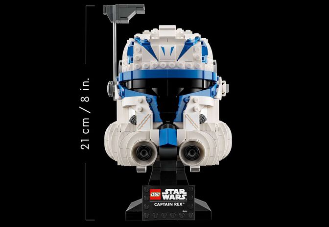 LEGO Star Wars: Casco del Capit&aacute;n Rex, 854 Piezas (75349) image number 3