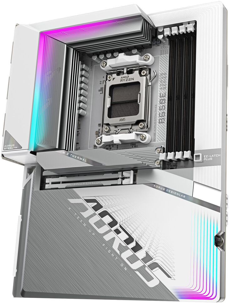 Placa Base Gigabyte B650 Aorus Stealth ICE image number 3