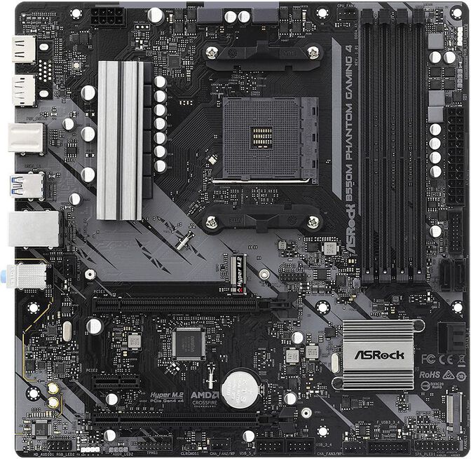 Placa Base ASRock B550M Phantom Gaming 4 image number 1