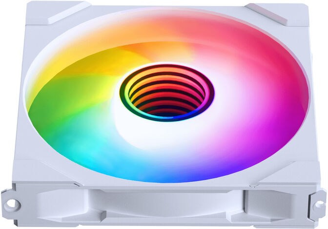 Ventilador Phanteks M25 Gen2 140mm PWM Reversed Airflow D-RGB Blanco (Pack 3) image number 6