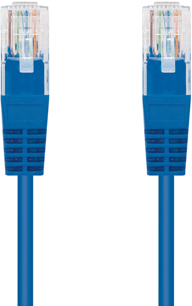 Cable de Red NanoCable RJ45 UTP CAT.5E AWG24 2 M Azul image number 1