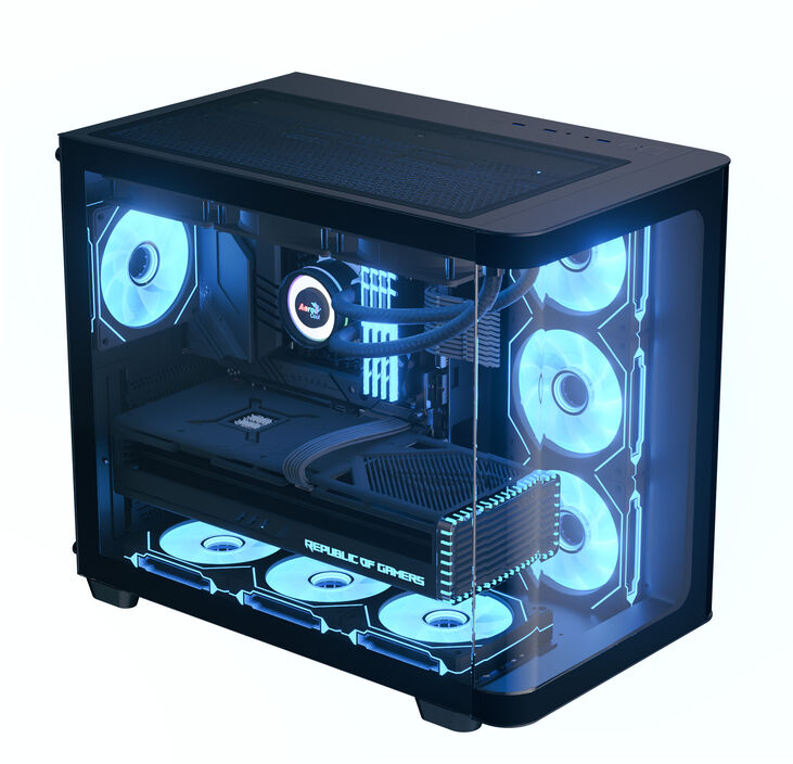 Caja ATX Aerocool P500C ARGB Vidrio Templado Negro image number 2