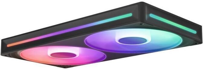 Ventilador NZXT F280 RGB Core Single-Frame Negras - Duplo Vent&iacute;lador 140mm (280mm) image number 2