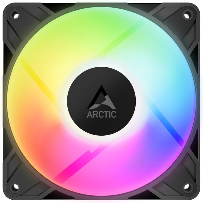 Ventilador Arctic P12 PRO PWM PST Low Noise ARGB 120mm - Negro image number 1
