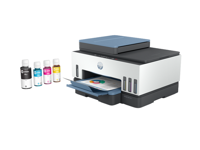 Impressora Multifun&ccedil;&otilde;es a Jato de Tinta HP Smart Tank 7606 All-in-One image number 2