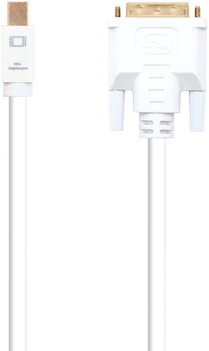 Cable Conversor NanoCable Mini DisplayPort/M para DVI/M 3 M Blanco image number 1