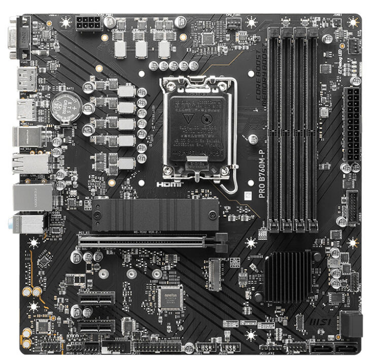 Placa Base MSI PRO B760M-P image number 1