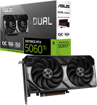 Tarjeta Gráfica Asus GeForce® RTX 5060 Ti Dual OC 16GB GDDR7 DLSS4