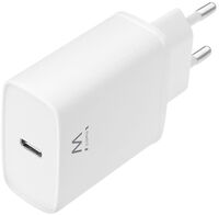 Cargador Tomas Ewent 1 Porta USB Type C 20W Blanco
