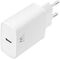 Cargador Tomas Ewent 1 Porta USB Type C 20W Blanco