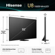 Televisor Hisense 55U8Q 55" QD Mini LED UltraHD 4K VIDAA image number null