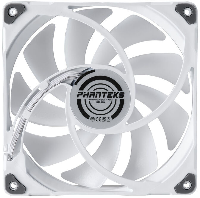 Ventilador Phanteks M25 PWM D-RGB Blanca Pack 3- 140mm image number 2