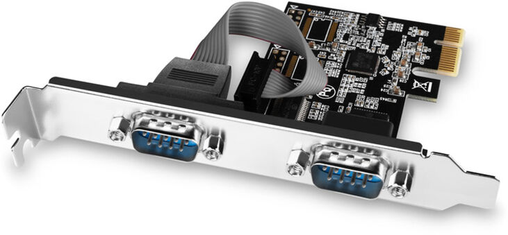 Adaptador PCIe AXAGON PCEA-S2N com 2x Puertas Série - ASIX A image number 1