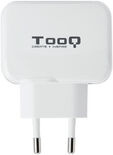 Cargador Tooq 2x USB 5V 3.4A com Controlo AI - Blanco image number null