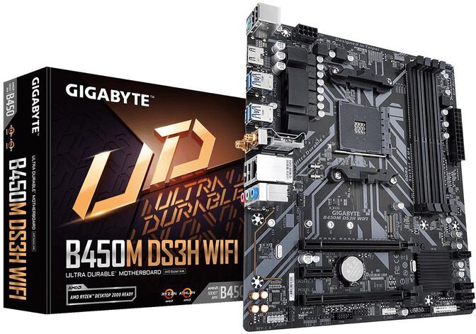 Placa Base Gigabyte B450M DS3H WiFi image number 0