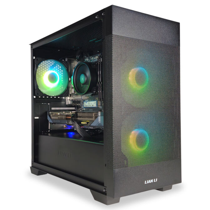 Ordenador AURA Gamer-PC Ryzen 5 7500F 32GB DDR5 1TB RX 9060 XT 16GB WiFi W11 image number 1