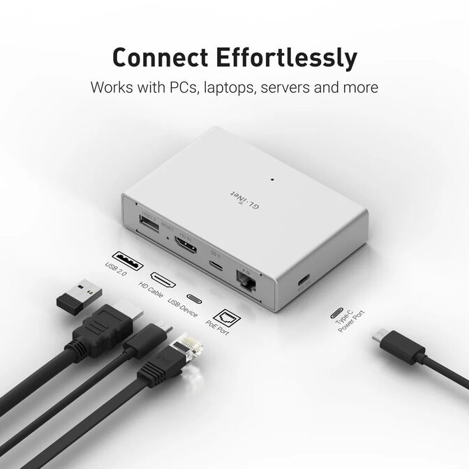 KVM Acesso Remoto GL.iNet GL-RM1PE Comet PoE Ethernet image number 5