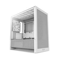 Torre Micro-ATX NZXT H3 Flow Blanca Cristal Templado