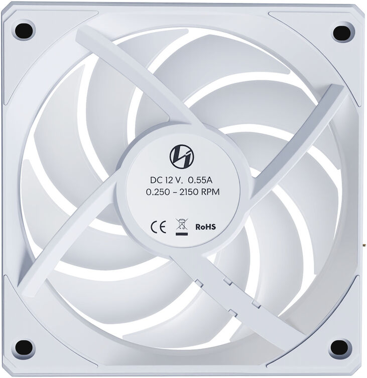 Ventilador Lian Li UNI FAN CL120 Wireless RGB Reverse Blade PWM Blanco 120mm image number 5