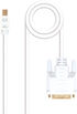 Cable Conversor NanoCable Mini DisplayPort/M para DVI/M 3 M Blanco image number null