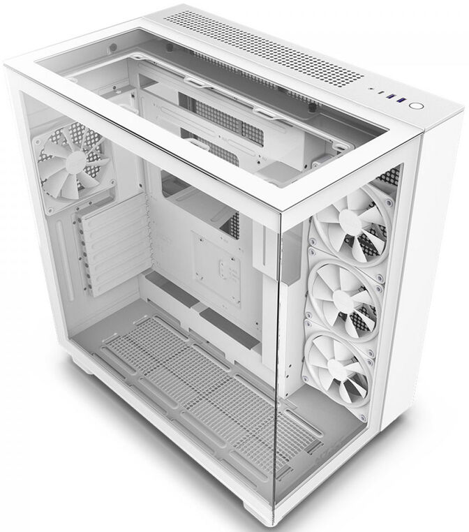 Torre ATX NZXT H9 Elite Blanca Cristal Templado image number 6