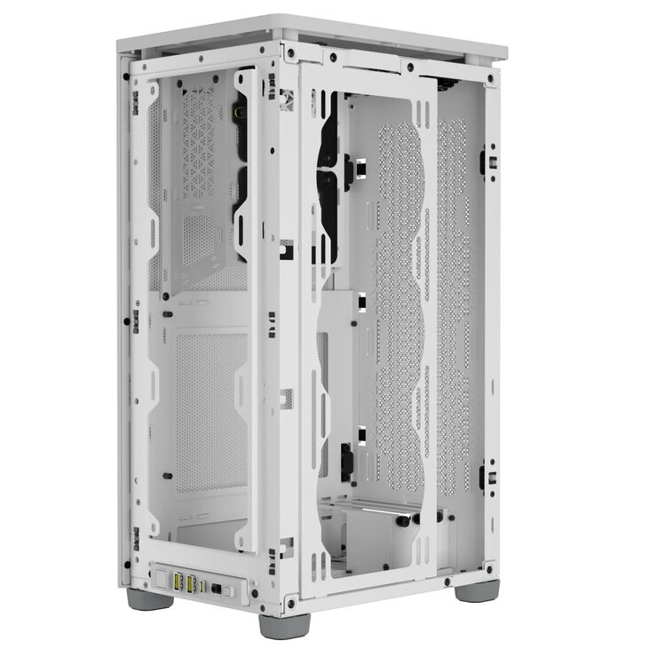 Torre Mini-ITX Corsair 2000D Airflow Blanco Cristal Templado image number 5