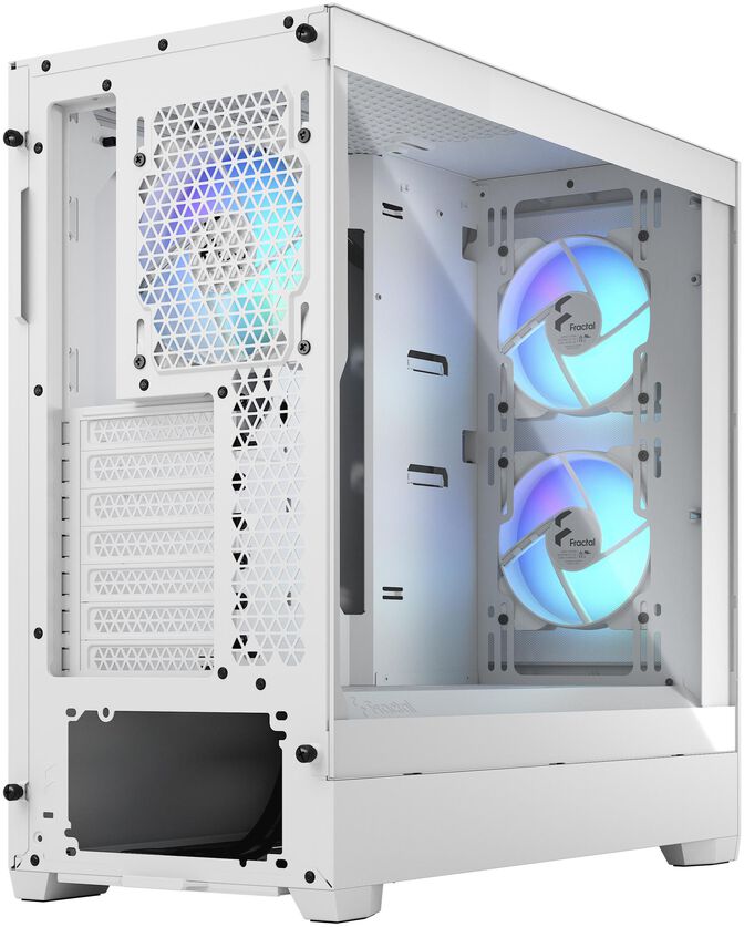 Torre ATX Fractal Design Pop Air RGB White TG Clear Tint image number 3