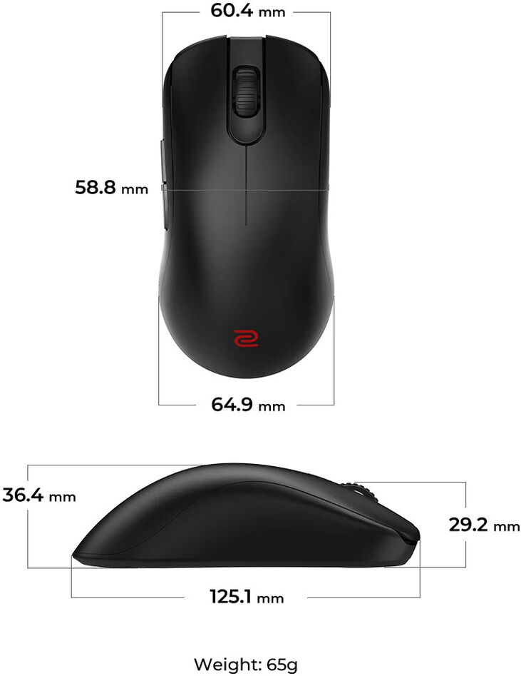 ZOWIE Ratón FK2-DW 4K Wireless image number 6