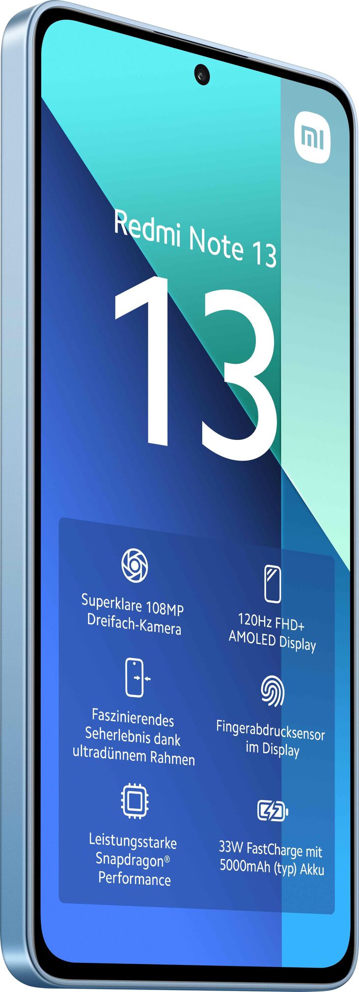 Smartphone Xiaomi Redmi Note 13 4G 6.67" 6GB/128GB Dual SIM Ice Blue image number 2