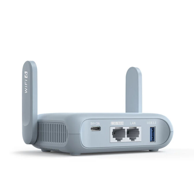Router de Viagem GL.iNet GL-MT3000 Beryl AX Wireless AX3000 Wi-Fi 6 Dual Band image number 1