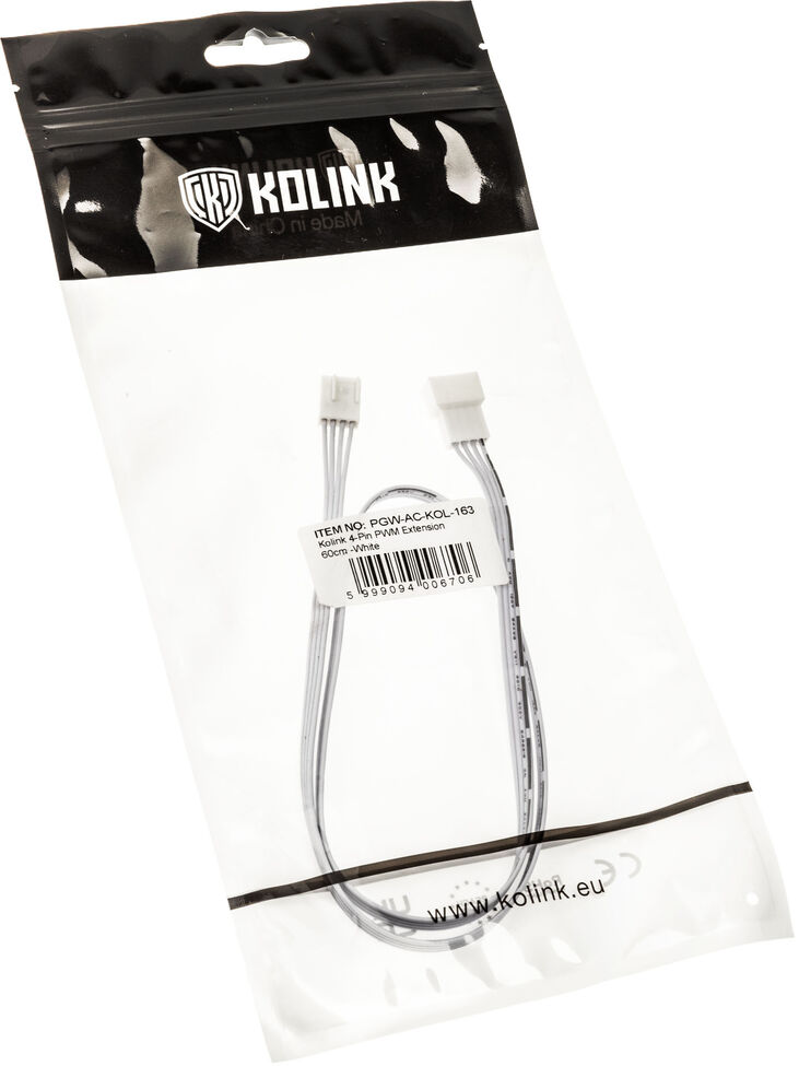Extensión PWM Kolink 60cm Blanco image number 2