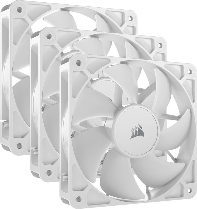 Ventilador Corsair RS120 PWM Blanco 120mm (Pack 3) image number 0