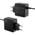 Cargador de Portátil Ewent USB-C + 1-Puerta USB-A PD 45W Negro image number null