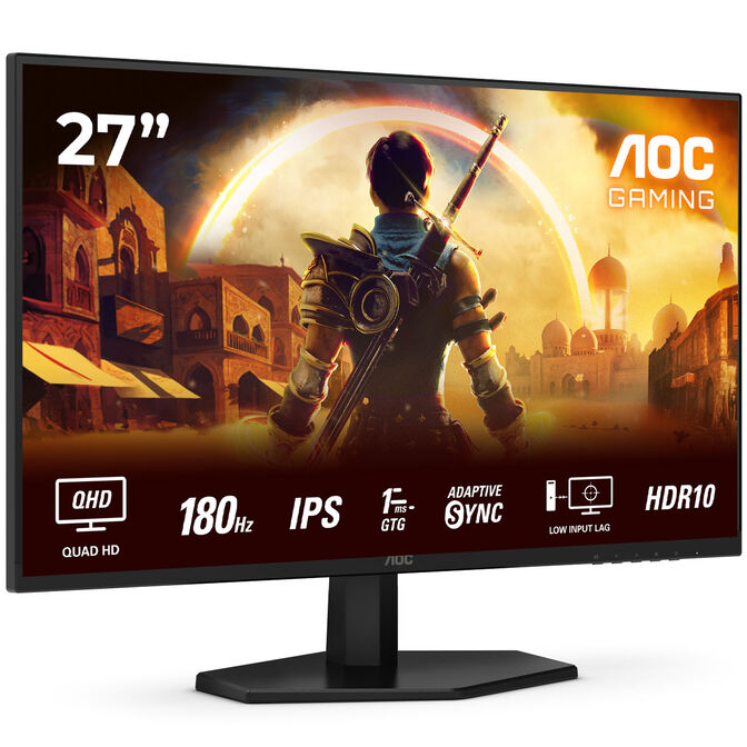 Monitor AOC Gaming 27" Q27G42XE Fast IPS QHD 180Hz 0.5ms Adaptive Sync image number 1