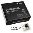 Pack 120 Switches Gateron MX Black para Glorious GMMK image number null